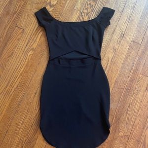 Black mini dress!